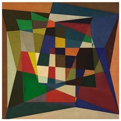Douglas Herbert Courtenay Auburn Geometric Abstract Original Painting