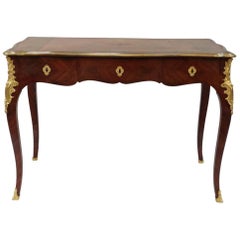 Small Louis XV Style Marquetry Desk, circa 1880