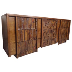 Mid-Century Modern Brutalist Dresser