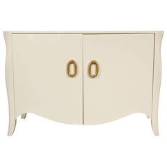 Hollywood Regency Style Lacquered Commode