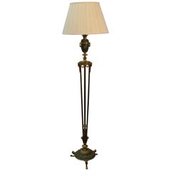 Neoclassical Floor Lamp with Urn Motif