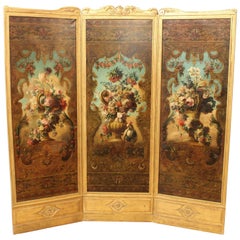 Late 19th Century Régence Style Folding Screen