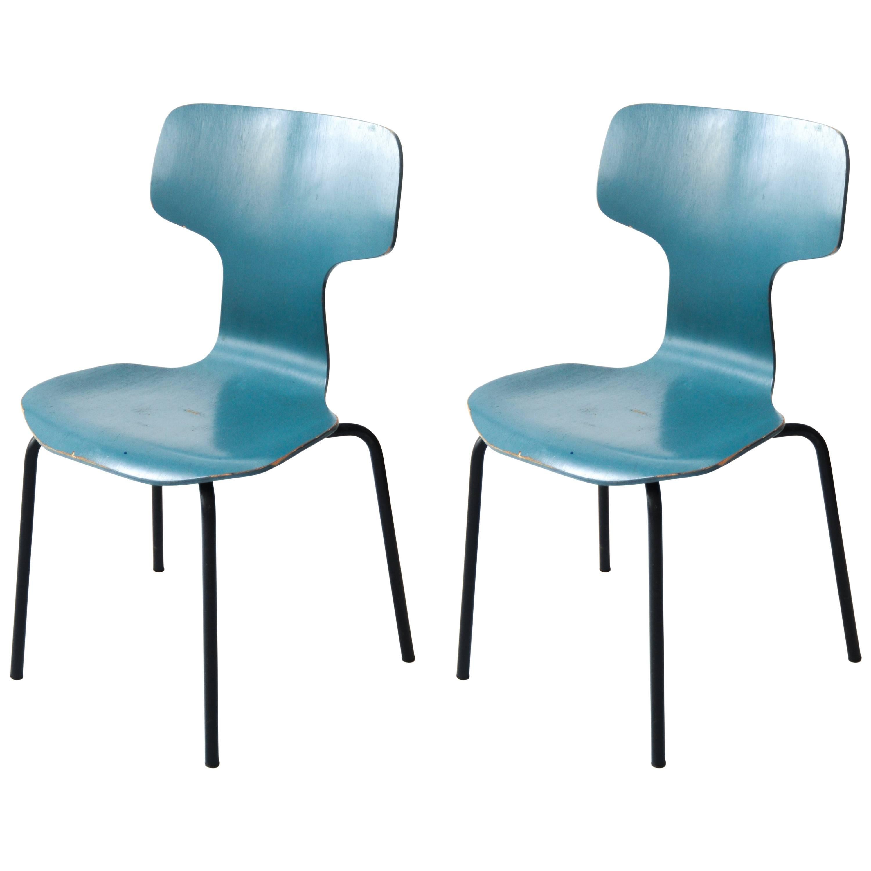 Pair of Model 3103 Chairs, Designed by Arne Jacobsen, Vintage, Denmark, 1955 For Sale