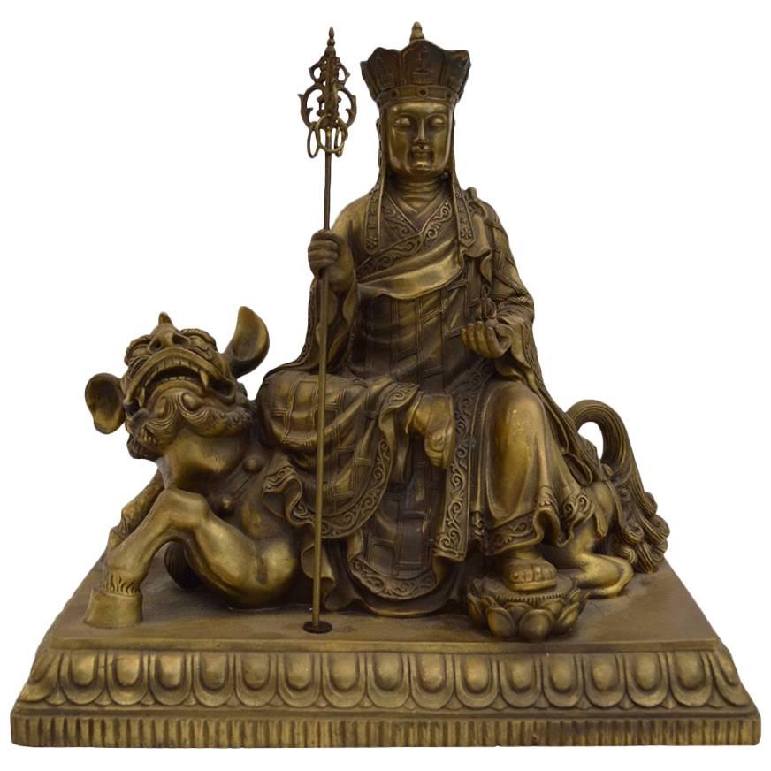 Chinese Bronze Buddha or Quan Yin