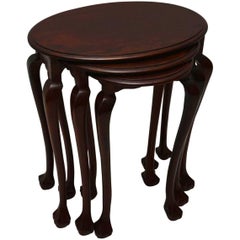 Antique Mahogany Nest of Tables