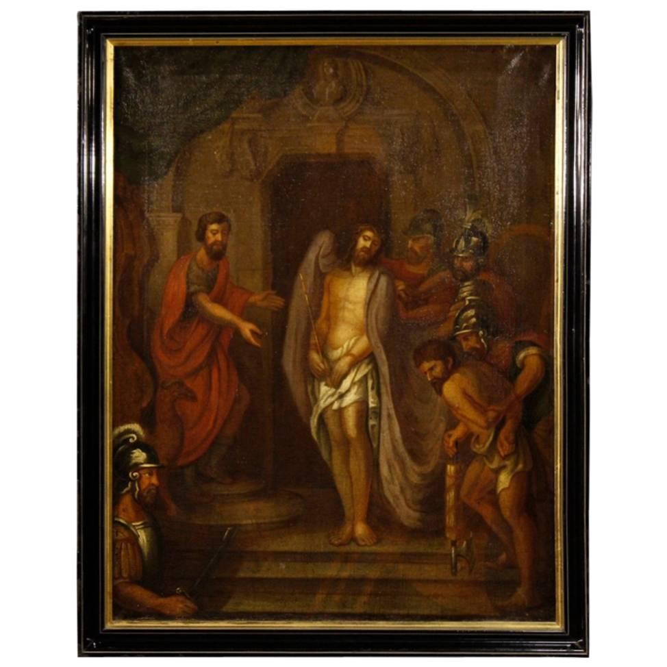 18th Century French Religious Painting Passion of Christ