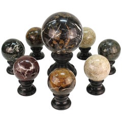 Antique Set of Stone and Marble Balls