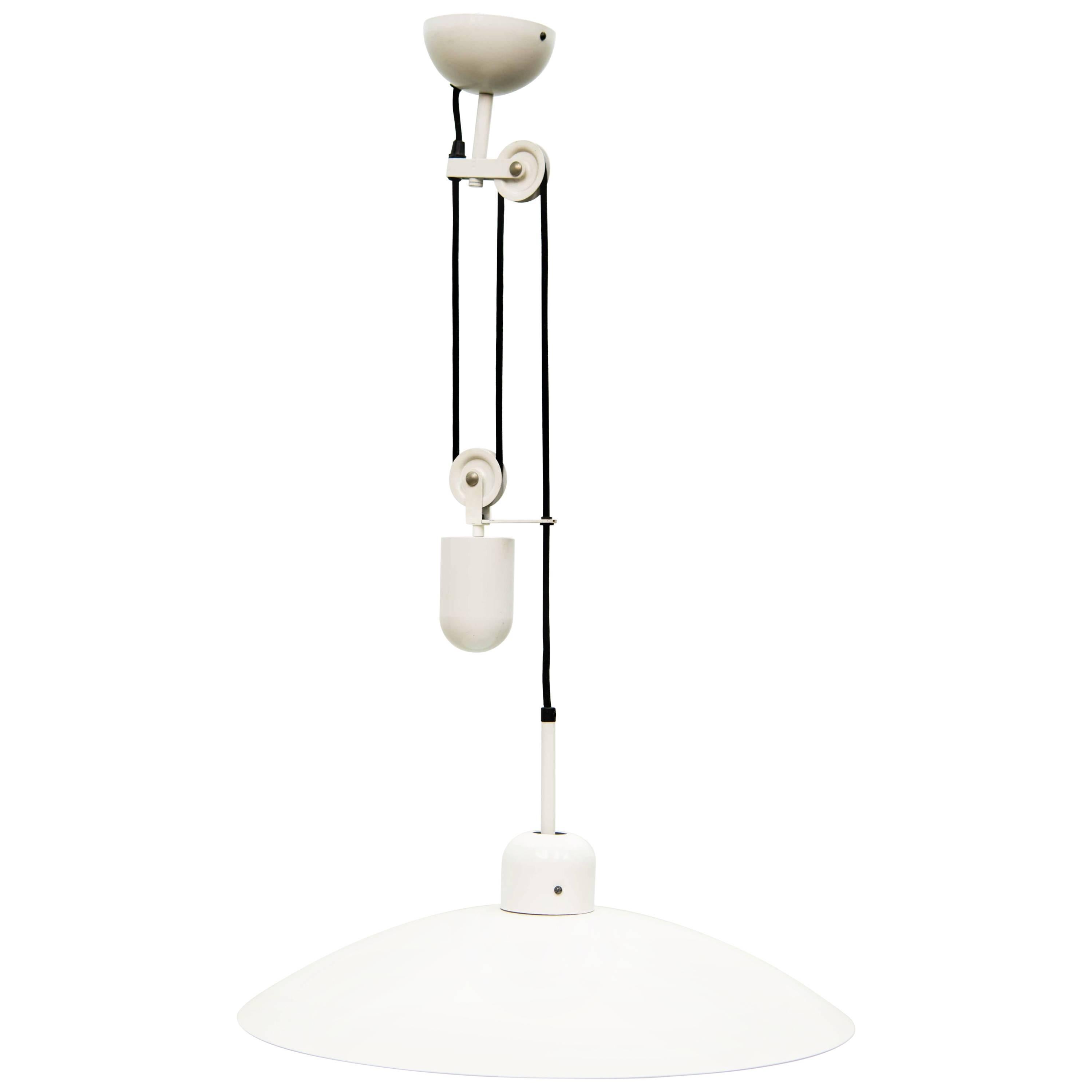Metalarte White Pendant Table Lamp with Easy Height Adjustment, Spain