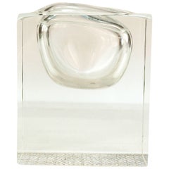 Modernist Lead Crystal Vase