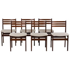 Set of Six Danish Rosewood Dining Chairs
