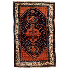 Mid-20th Century Antique Persian Hamadan Rug