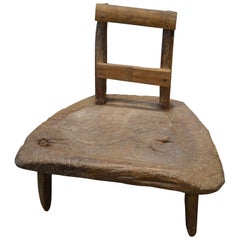 Andrianna Shamaris Wabi-Sabi Teak Wood Chair