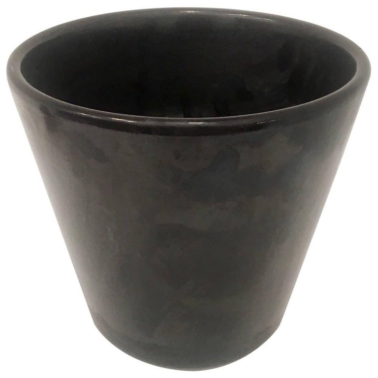 Mid-Century Modern Cone Shape Architectural Planter by US Pottery at