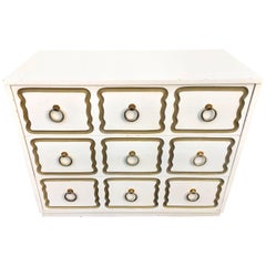 Dorothy Draper Espana Style Hollywood Regency Chest