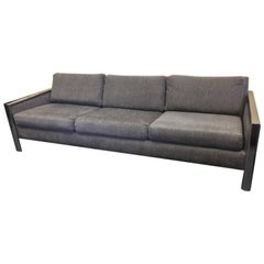 Chrome Edged Midcentury Sofa by Milo Baughman for Thayer Coggin Chrome Edged Midcentury Sofa by Milo Baughman for Thayer Coggin