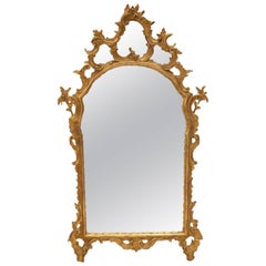  Italian 18th Century Style Carved Giltwood Mirror