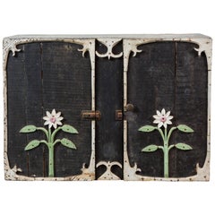 Late 19th Century Folk Art Cabinet Cupboard Berks County Pennsylvania