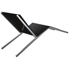 Contemporary PLANUS Chaise Longue Chair in Carbon Fiber by FAD Milano