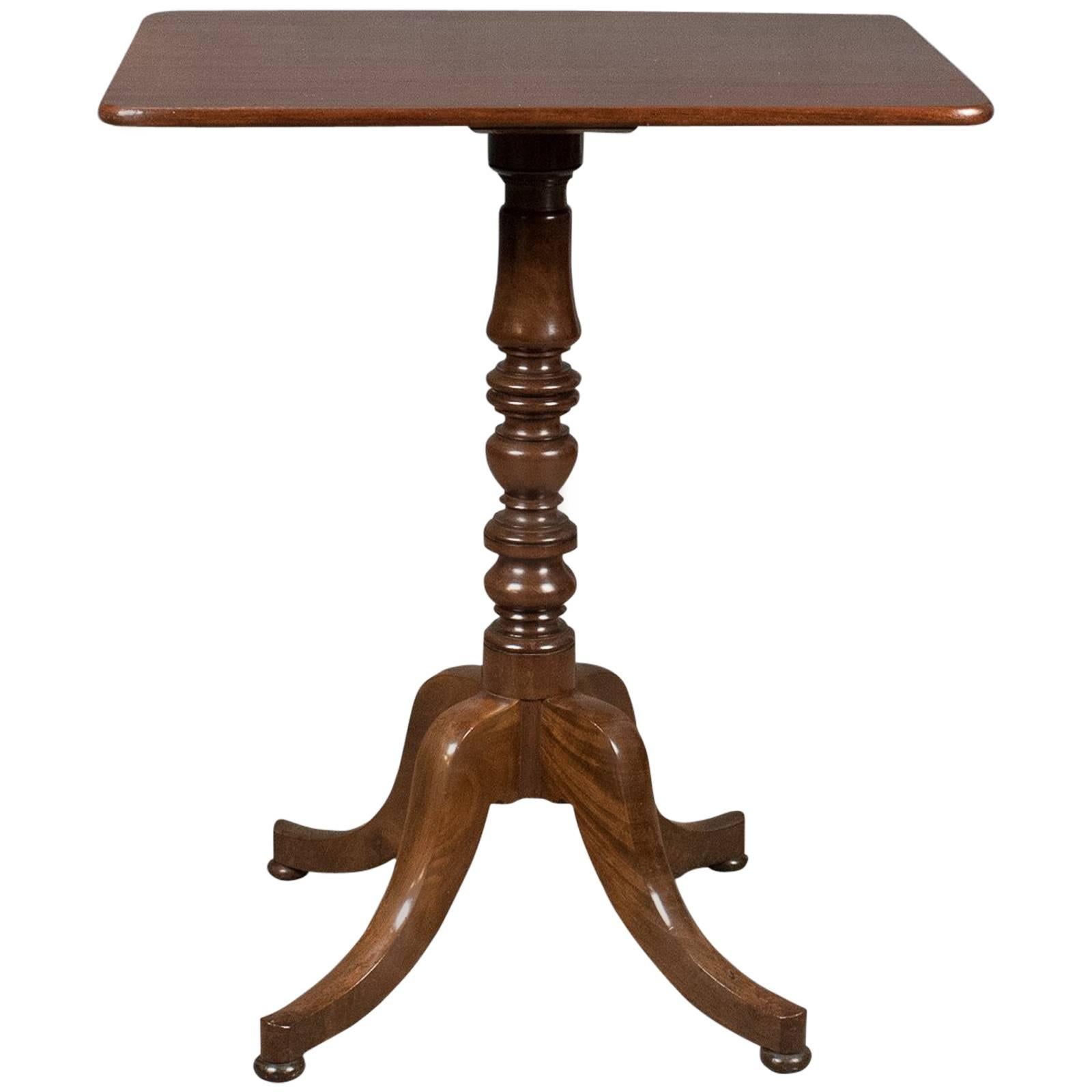 Antique Wine Table, Mahogany, Victorian, English, Side, circa 1900