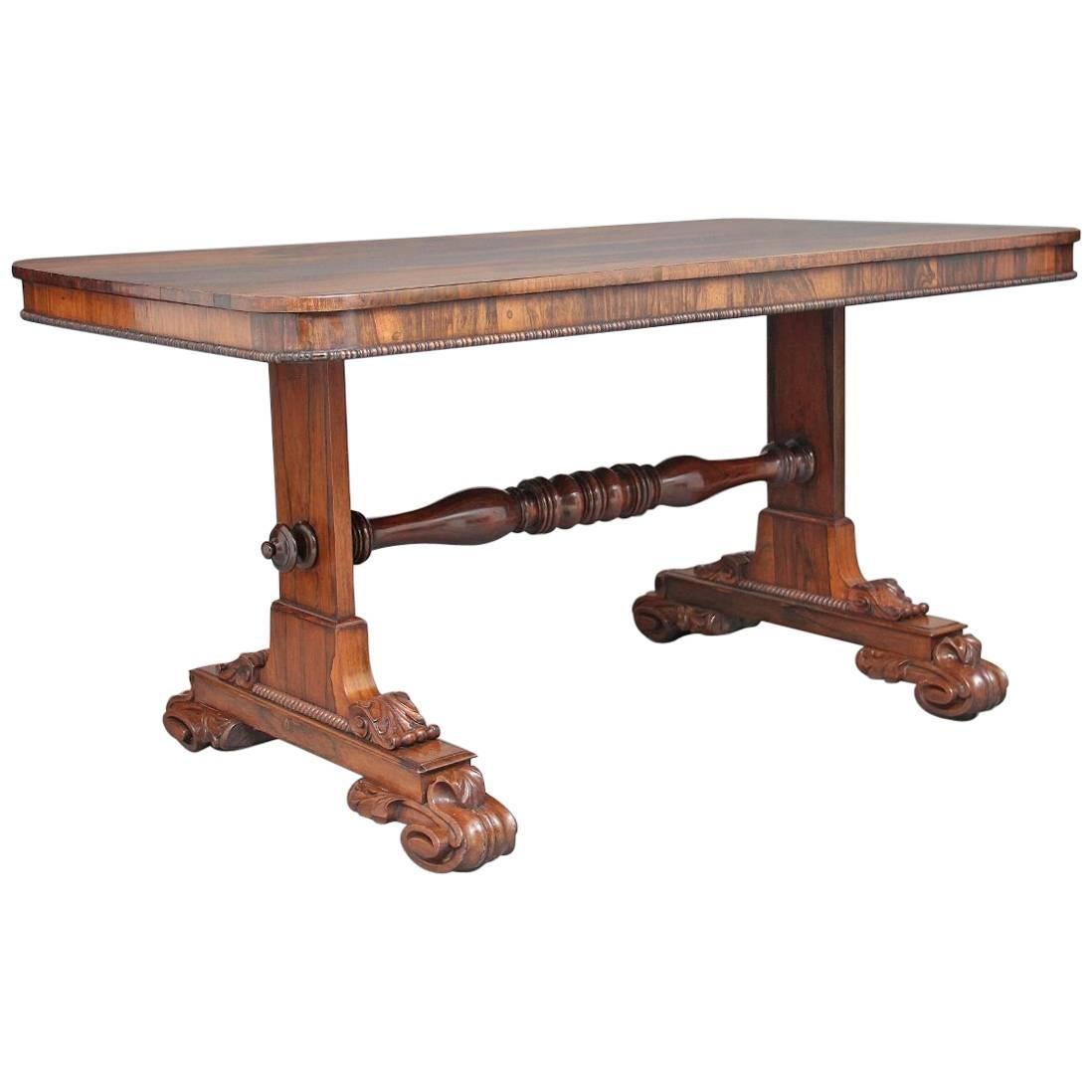 19th Century Rosewood Library / Sofa Table