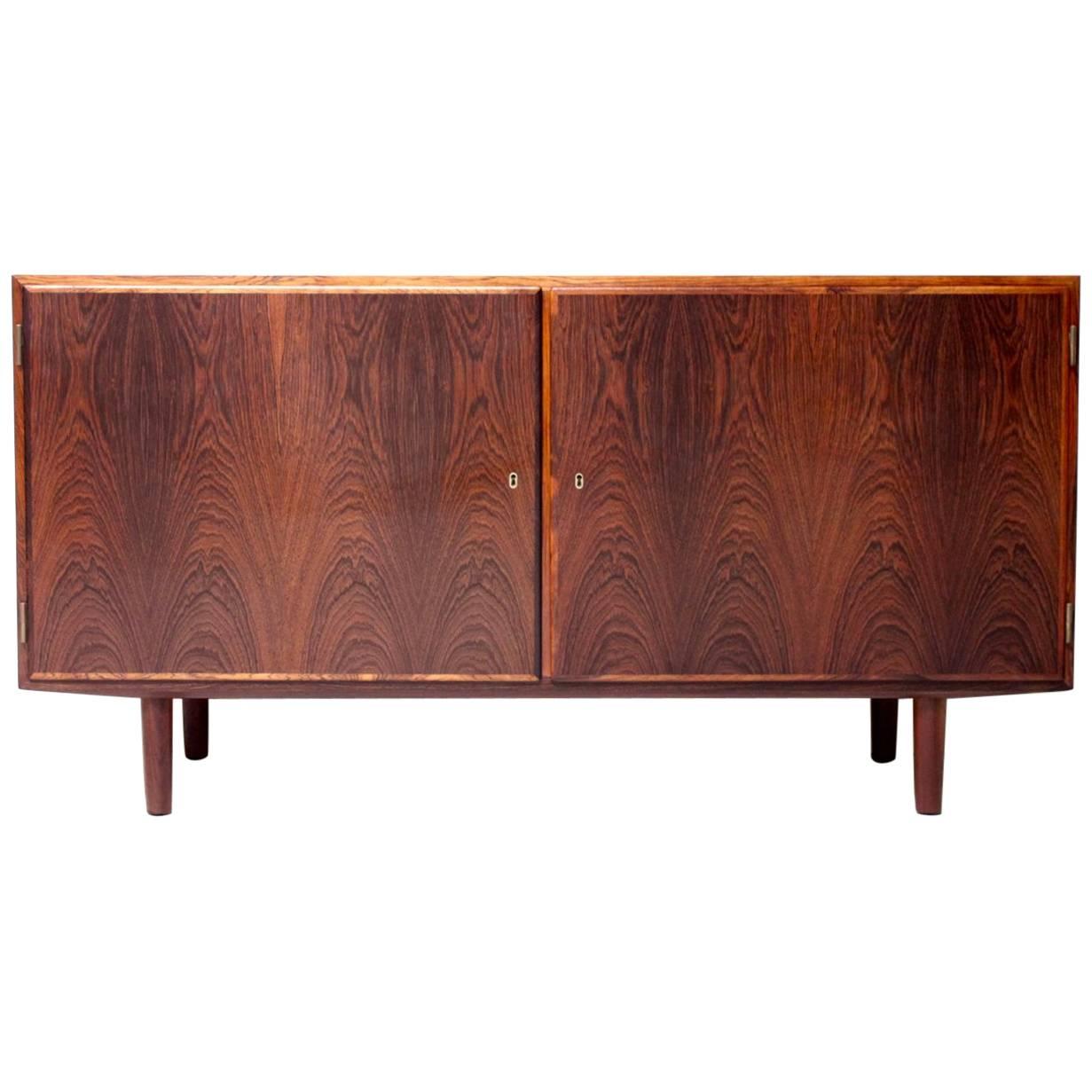 Rosewood Credenza by Carlo Jensen for Poul Hundevad For Sale