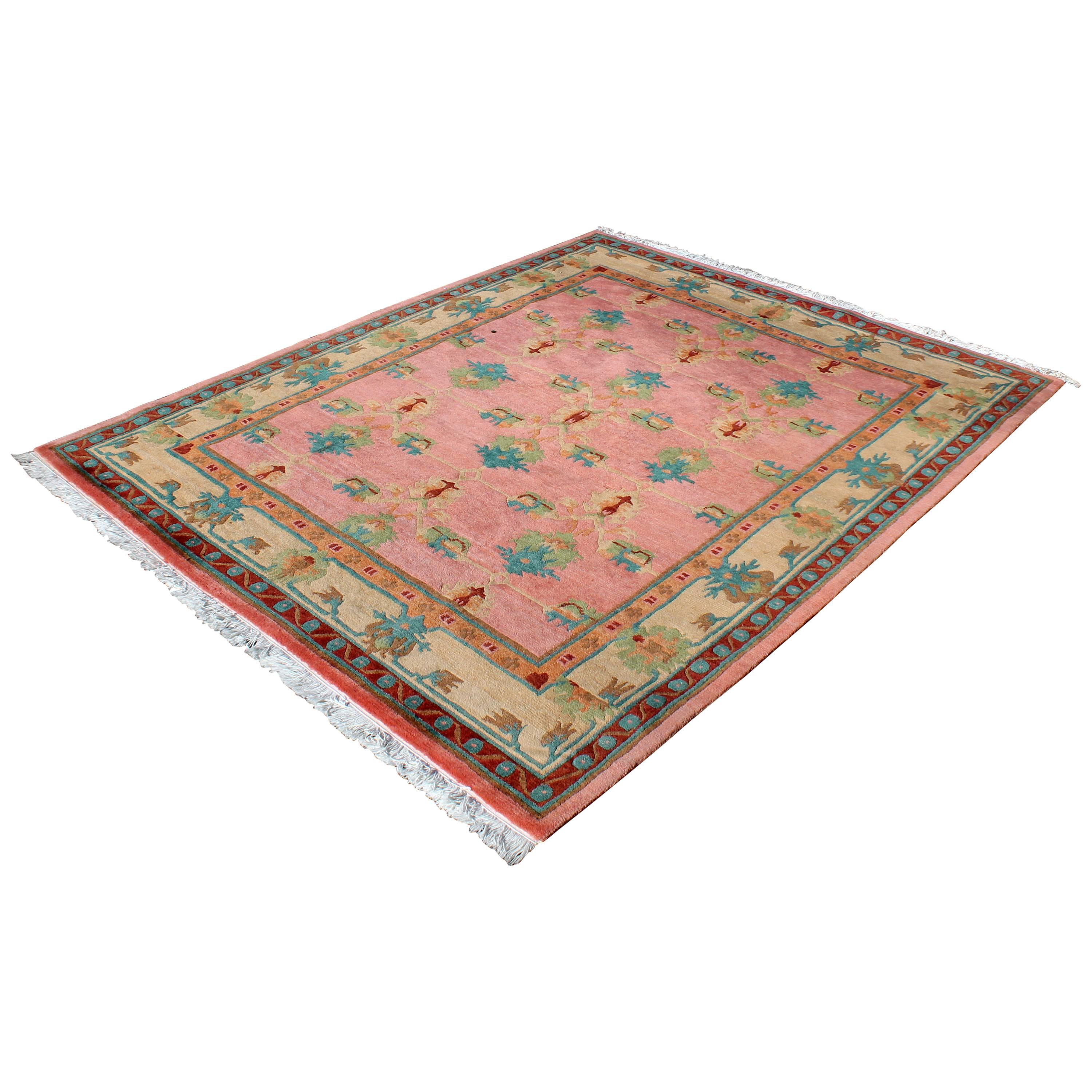 Mid-Century Modern Large Tibetan Hand Knotted Tufenkian Rug Carpet