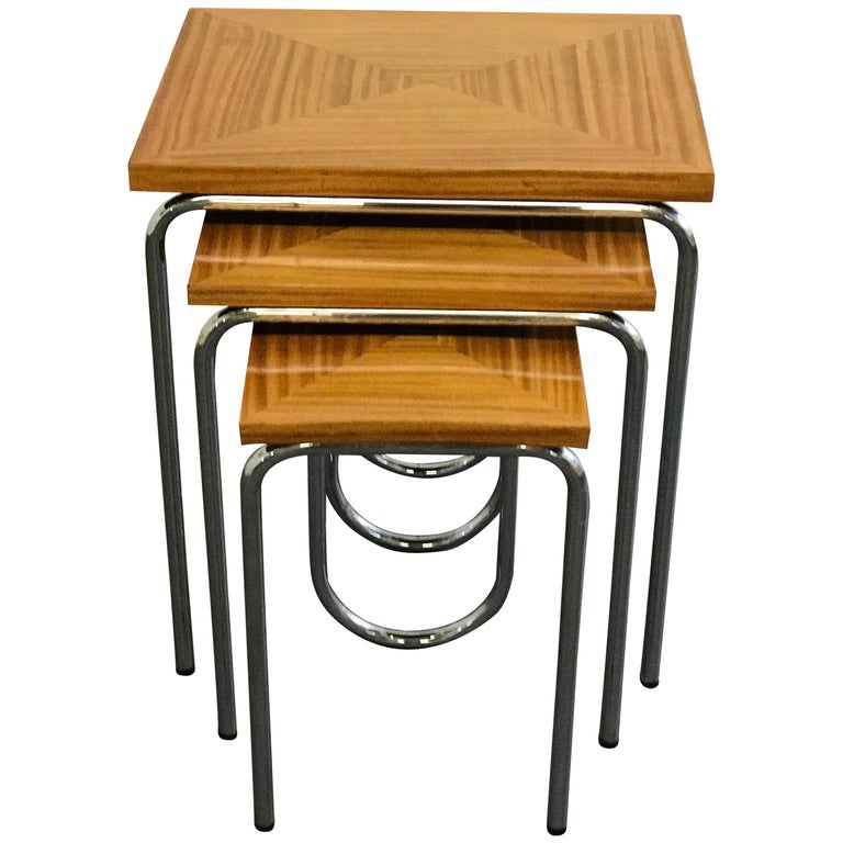 French Art Deco Nest of Tables For Sale at 1stDibs