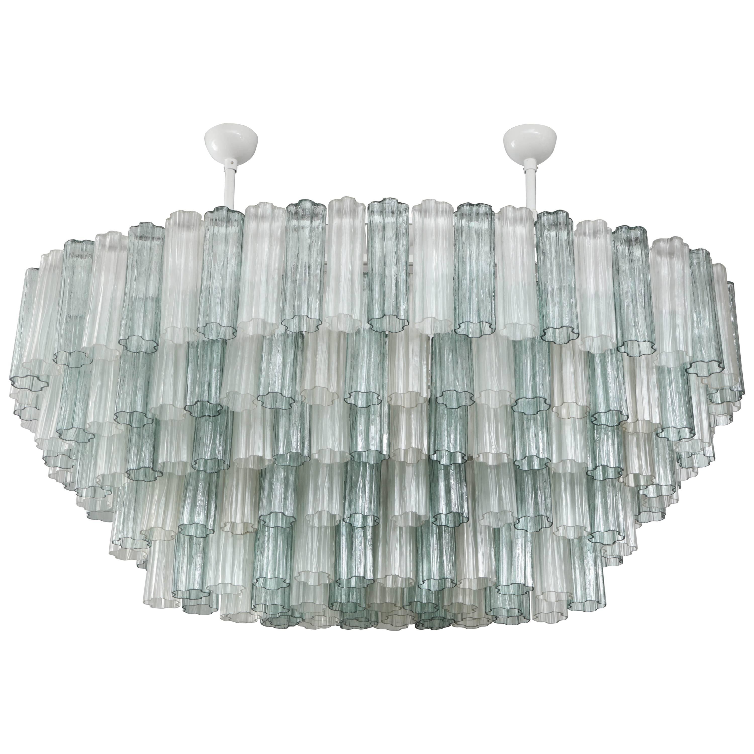  Oval Shaped Murano Glass Chandelier