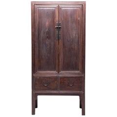 Antique Chinese Two-Door Two-Drawer Cabinet