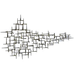 William Bowie Nail Wall Sculpture