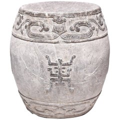 Chinese Trailing Vine Stone Drum