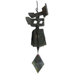 Paolo Soleri Sand Cast Bronze and Aluminum Bell