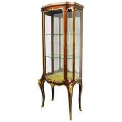 Louis XV Style Kingwood and Ormolu Vitrine, Attributed to François Linke