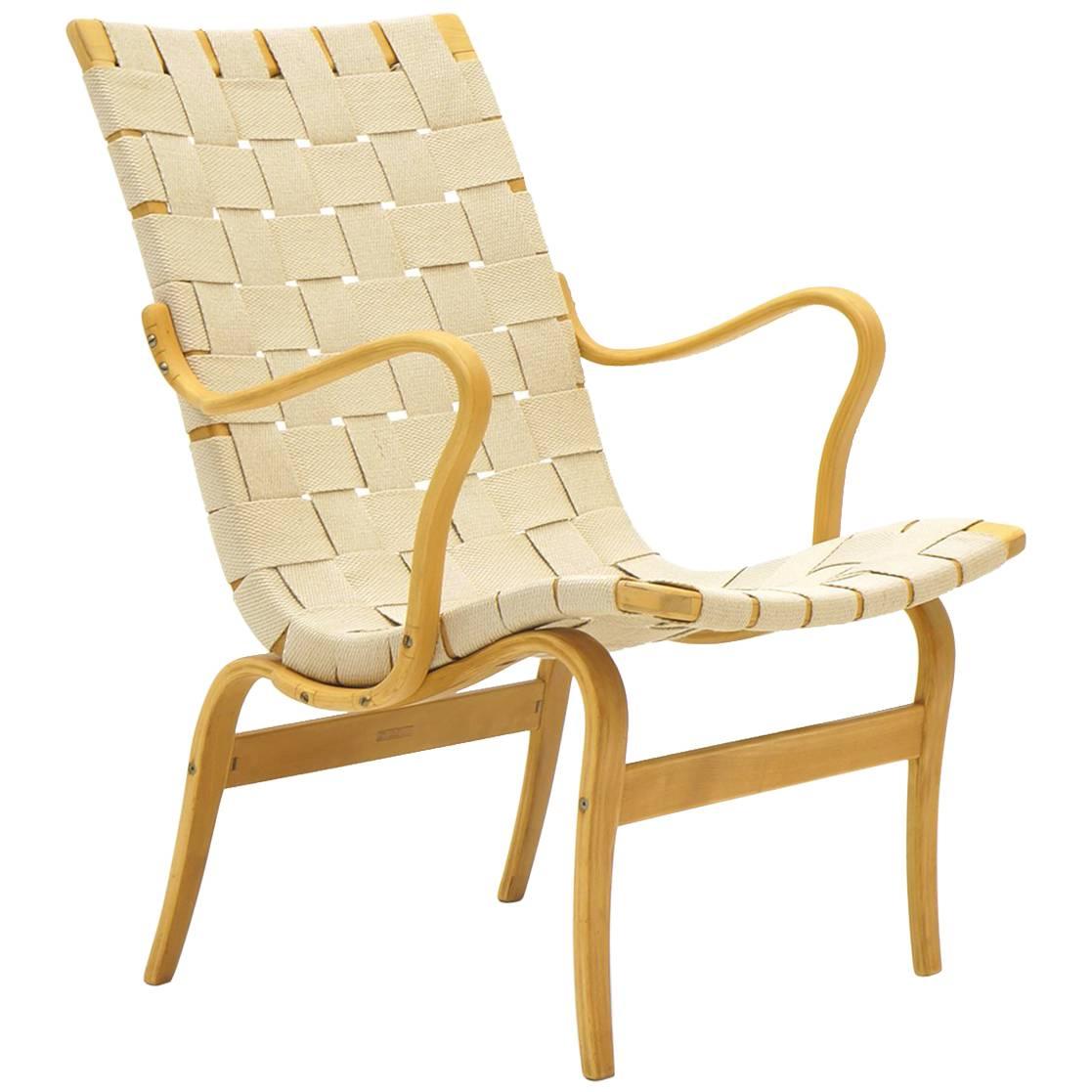 Bruno Mathsson Eva Lounge Chair in Excellent Condition