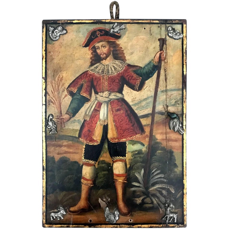 Antique Spanish Colonial Painting Cuzco School at 1stDibs