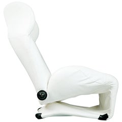 Toshiyuki Kita "Wink" Sedia da salotto convertibile in pelle, Cassina Italia circa 1980