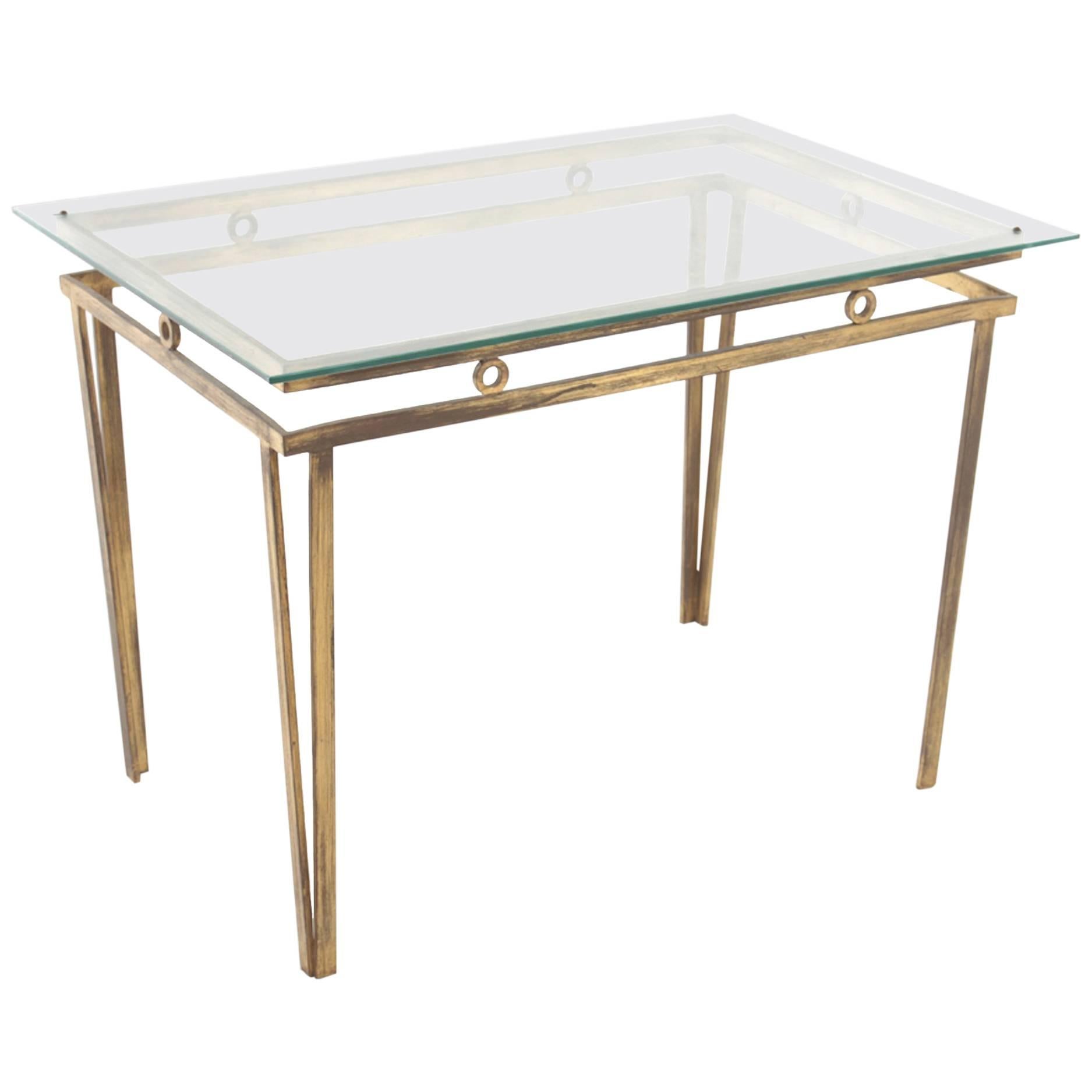 French Gilt Bronze Cocktail Table For Sale
