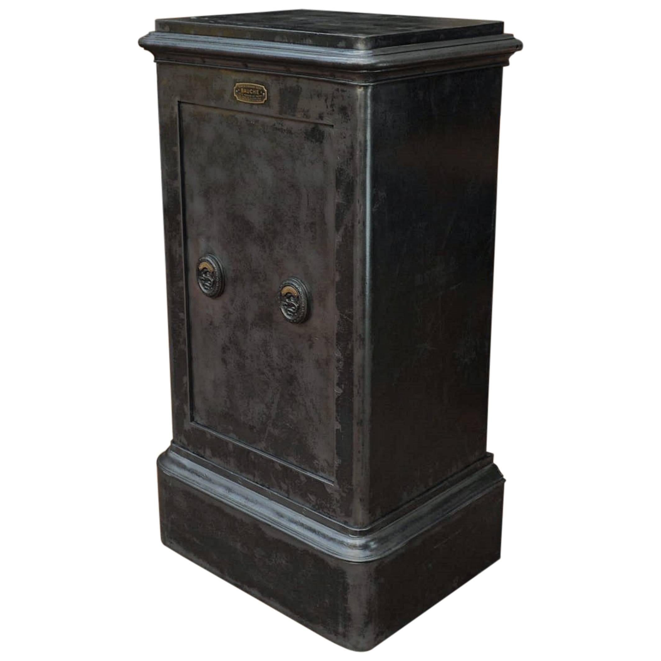 Iron Safe Cabinet by Bauche, circa 1910
