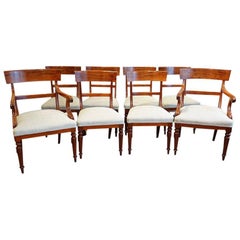 Set of Eight William IV Dining Chairs