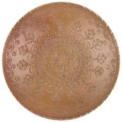 One of a Kind Terracotta Ceramic Decorative Plate