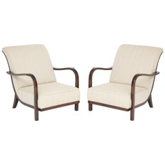Pair of Italian Armchairs Attributed to Paolo Buffa