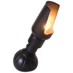 Lampe de table noire Gino Sarfatti '600P' (en anglais)