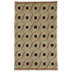 Vintage Swedish MCM Rug with Scandinavian Modern Style, Modern Danish Design