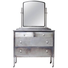 Vintage Simmons Sheraton Series Metal Dresser