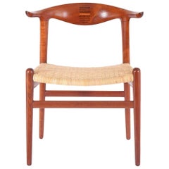 "Cow Horn" Chair by Hans Wegner for Johannes Hansen