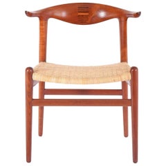 "Cow Horn" Chair by Hans Wegner for Johannes Hansen