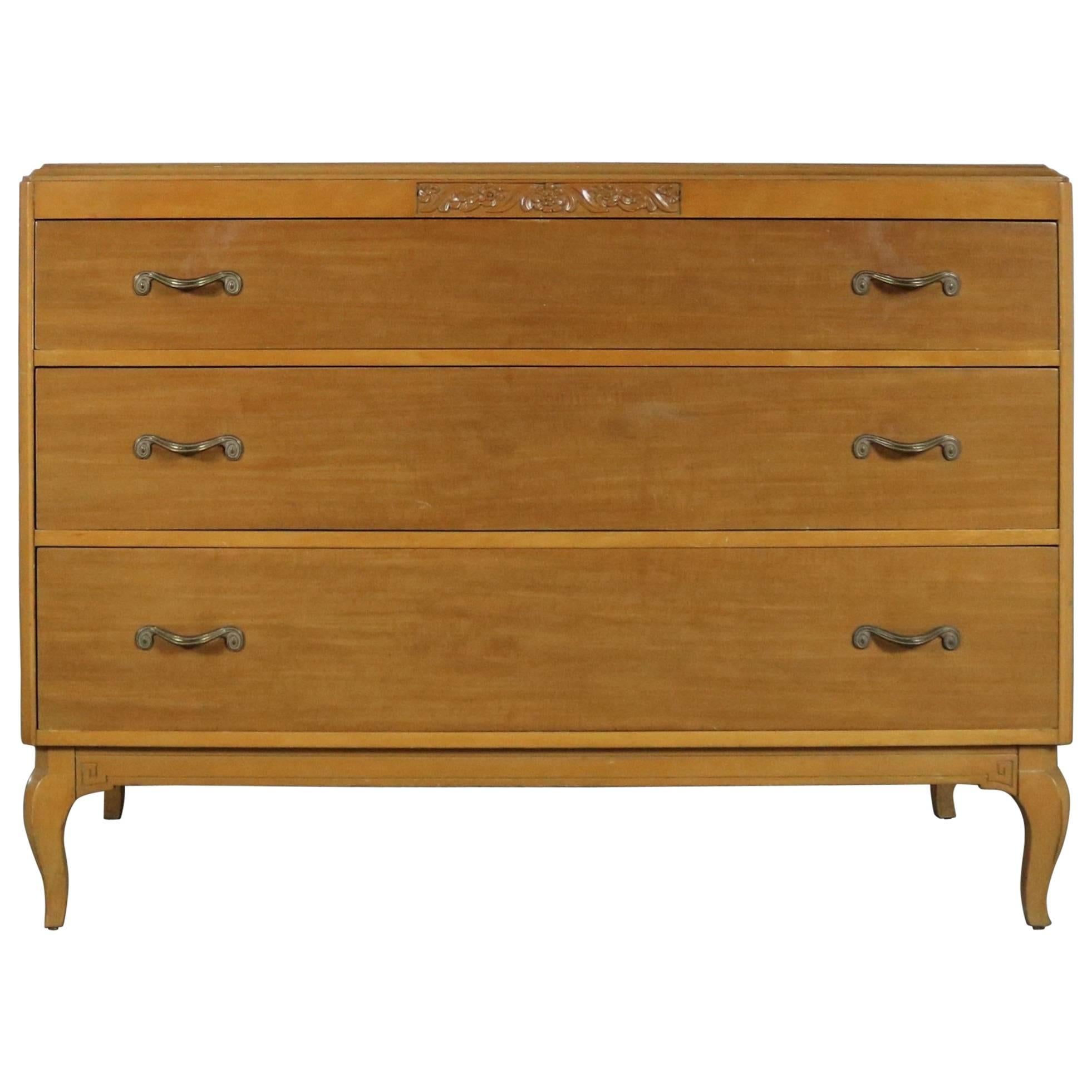 Art Deco Style Low Dresser by RWAY Northern Furniture Company of Sheboygan