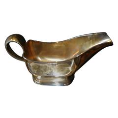 Art Deco Silver Plate Gravy Boat