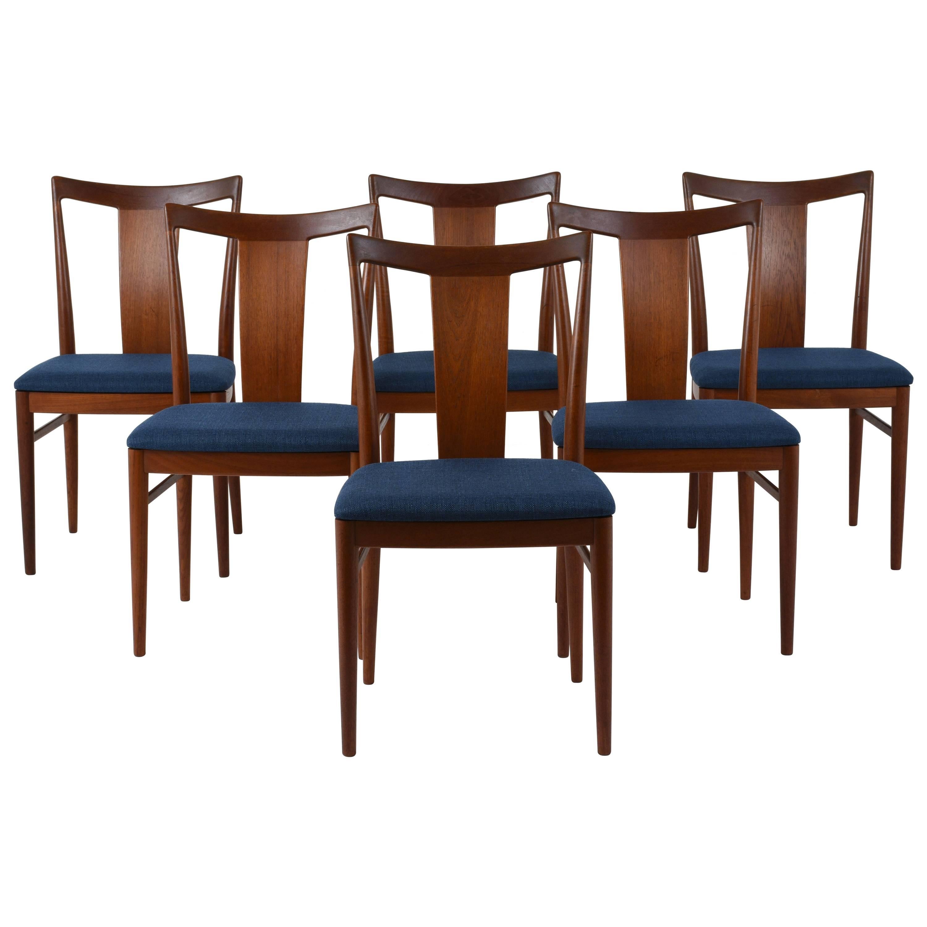 Set of Six Danish Rasmus Solberg Dining Chairs