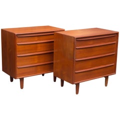 Pair of Danish Teak Chests